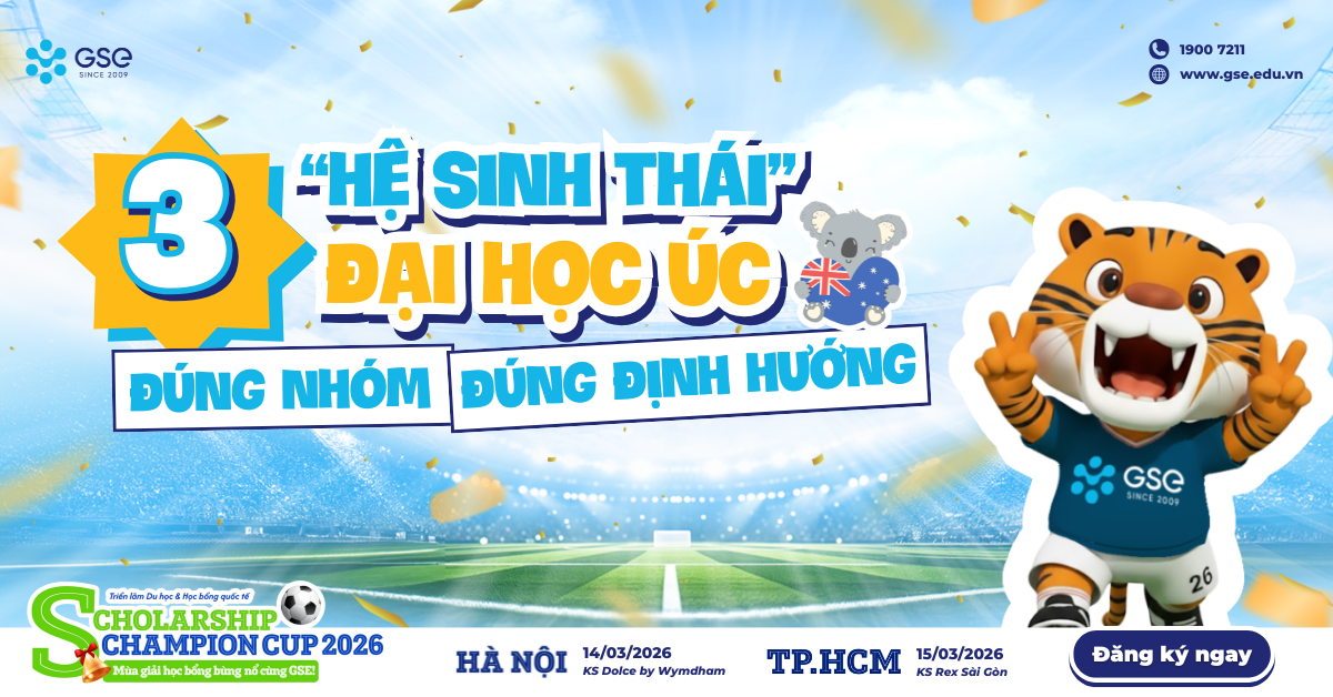 3 hệ sinh thai đại học Úc đúng nhóm đúng định hướng