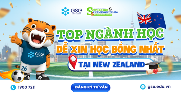 Top ngành dễ xin học bổng nhất ở New Zealand 2026