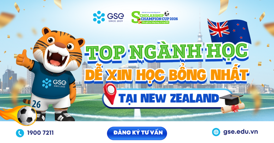 Top ngành dễ xin học bổng nhất ở New Zealand 2026