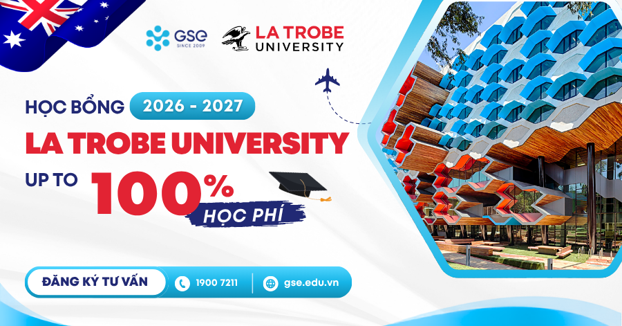 Học bổng La Trobe University 2026: Cơ hội nhận đến 100% học phí tại Úc