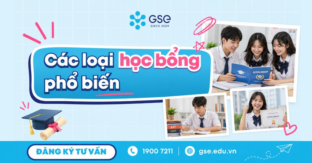 Các loại học bổng phổ biến